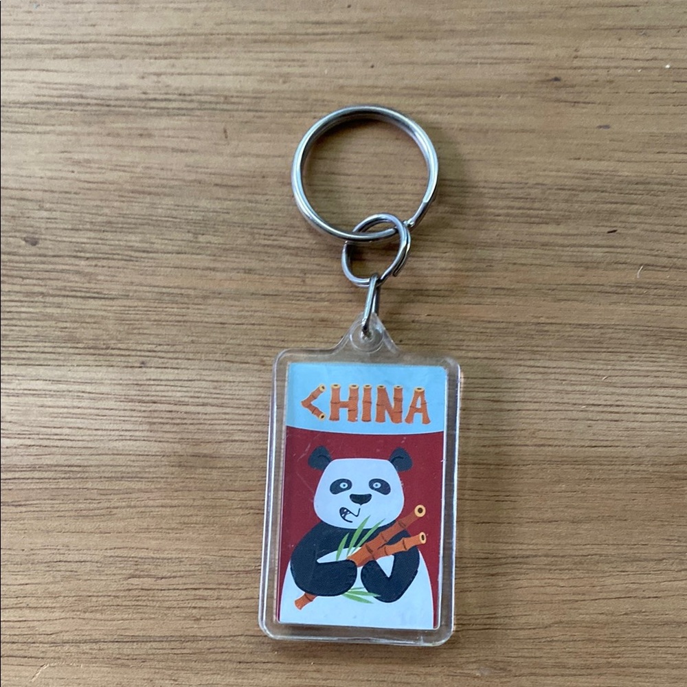 Highlights Magazine Top Secret Adventures China Keychain Key Ring Panda